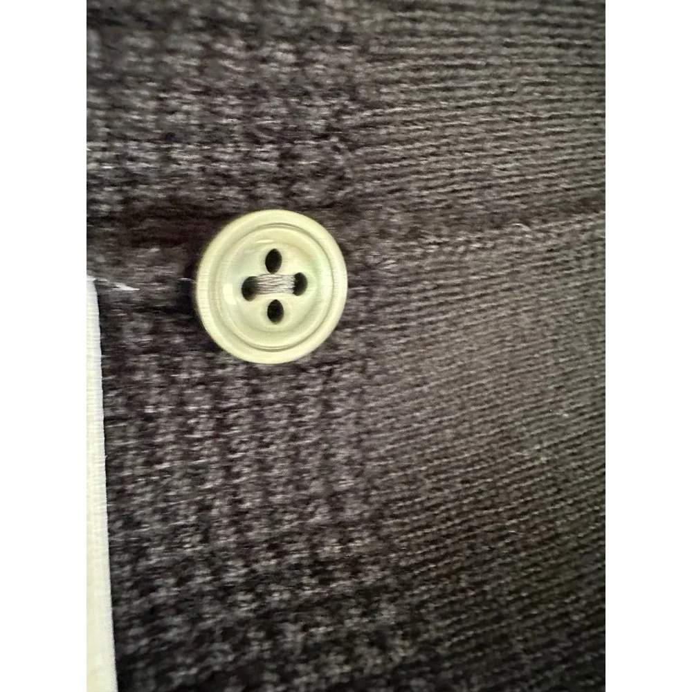 Banana Republic Mens Merino Wool Waffle Knit Sweater Polo XL Navy Blue Office